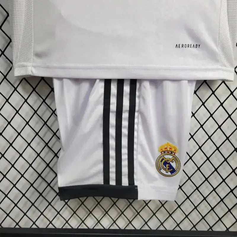Real Madrid Home Shirt 24/25 - Kids Fan Shirt White