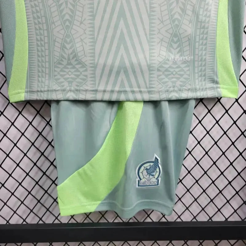 Mexico Away Shirt 24/25 - Green Kids Fan Shirt