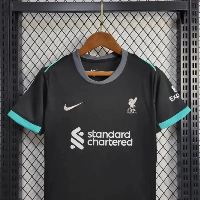 Liverpool Away Shirt 24/25 - Kids Fan Black
