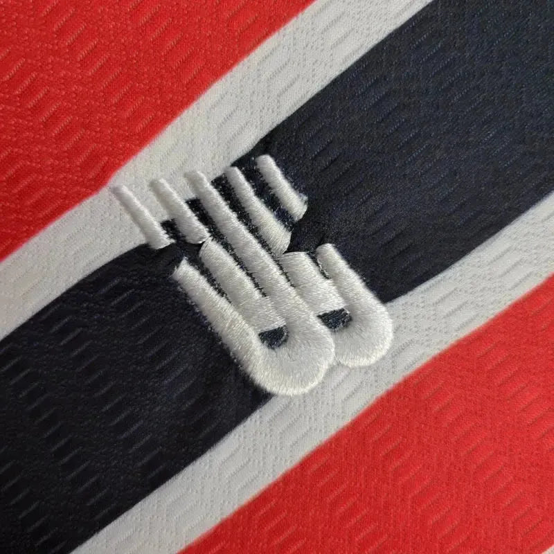São Paulo Away 24/25 Shirt - Kids Fan Red and Black New Balance