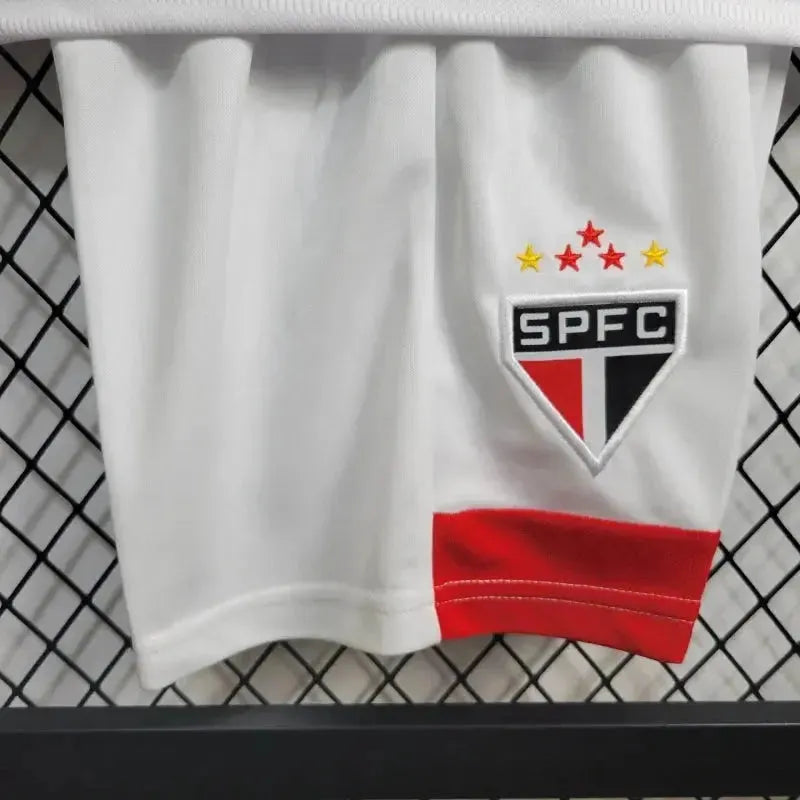 São Paulo Home 24/25 Shirt - Kids' White New Balance Fan Shirt