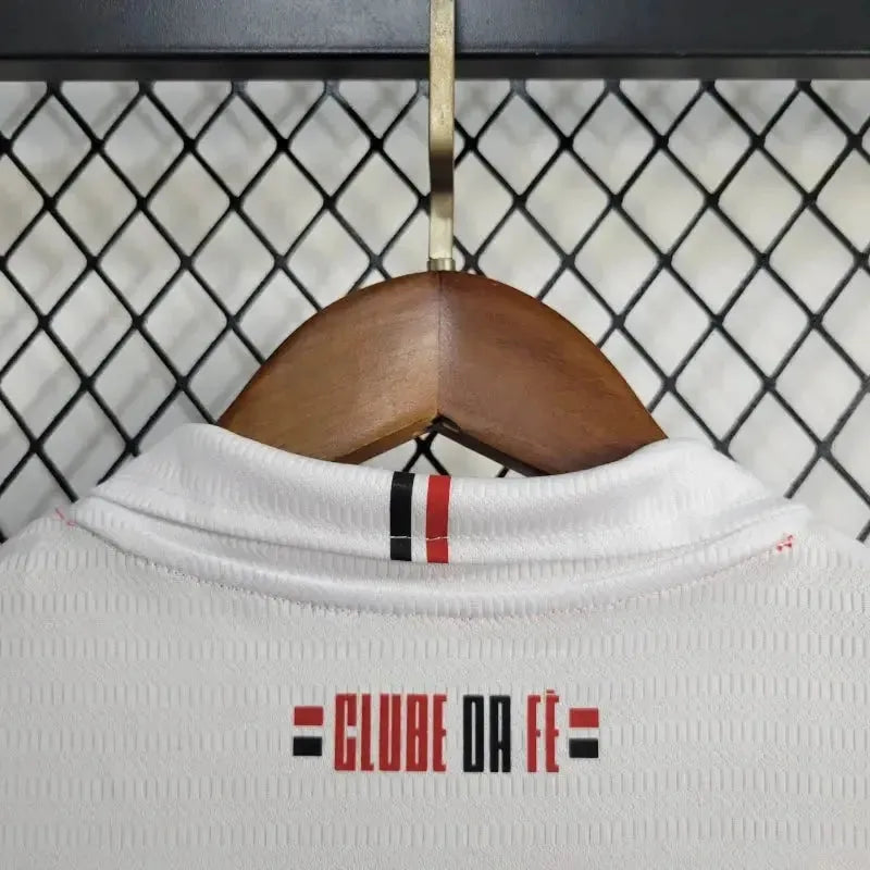 São Paulo Home 24/25 Shirt - Kids' White New Balance Fan Shirt
