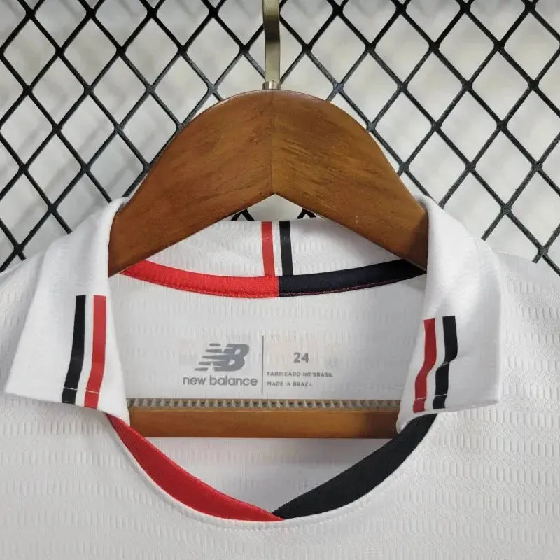 São Paulo Home 24/25 Shirt - Kids' White New Balance Fan Shirt