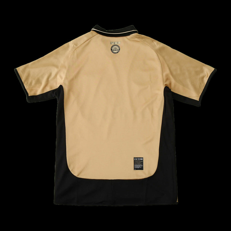 Manchester United Retro 100th Anniversary Edition Shirt 01/02 - Men's Fan Shirt White, Black and Gold - Double Sided
