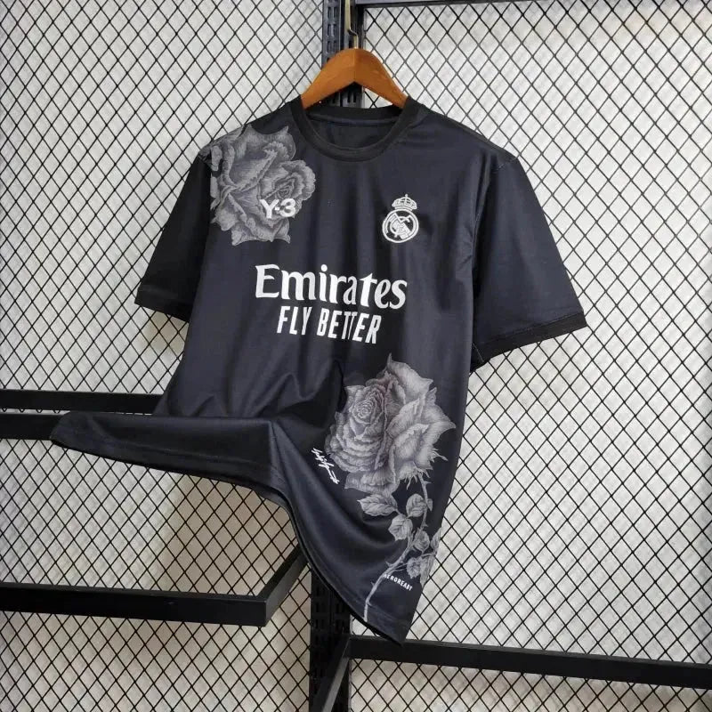 Real Madrid Fourth Y3 24/25 Shirt - Men's Fan Black