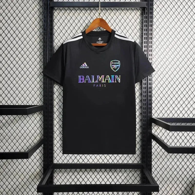 Arsenal BALMAIN - Men's Reflective Fan Shirt - Black