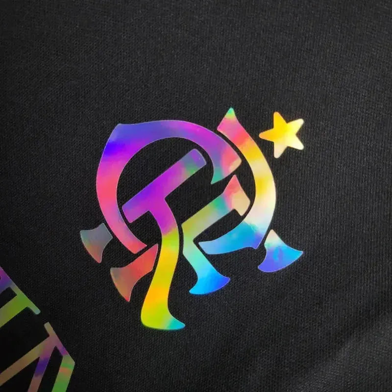 BALMAIN Flamengo Fan Shirt - Men's Reflective Black