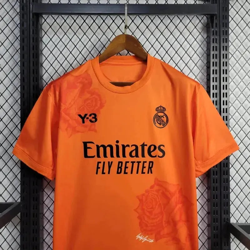 Real Madrid Fourth Y3 24/25 Shirt - Men's Fan Orange