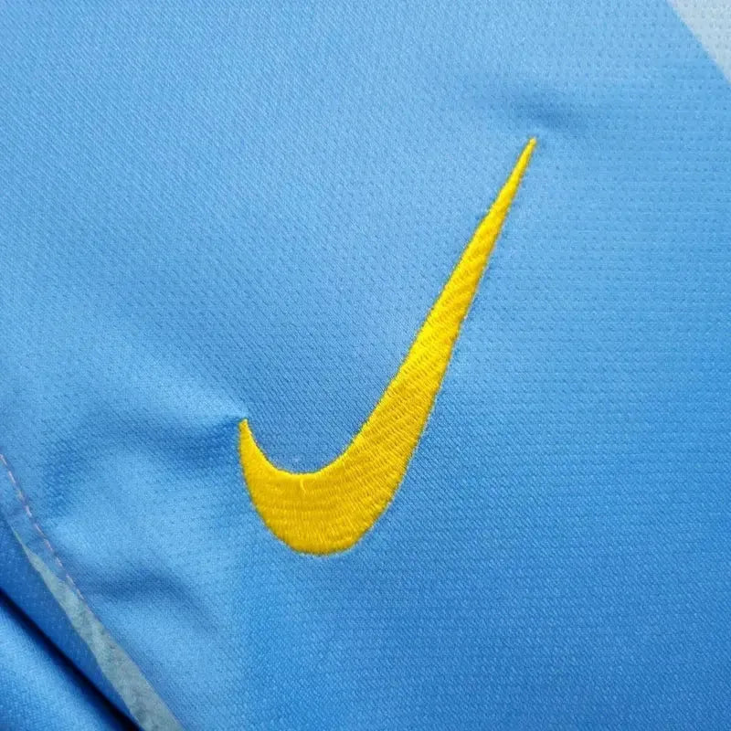 Barcelona Retro Away Shirt 07/08 - Men's Fan Blue