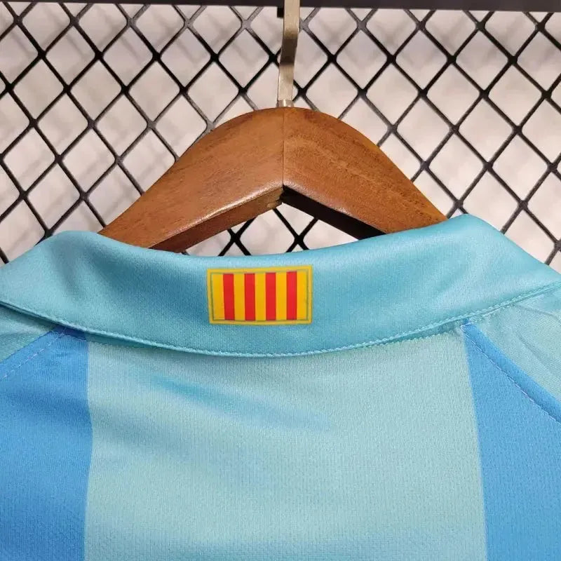 Barcelona Retro Away Shirt 07/08 - Men's Fan Blue