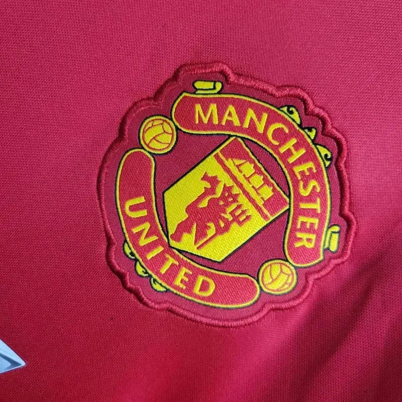 Manchester United Retro Home Shirt 16/17 - Men's Red Chevrolet Fan Shirt