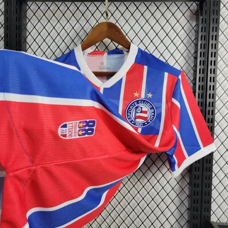Bahia Shirt Anniversary Edition 24/25 - Men's Red and Blue Fan Eight-Eight