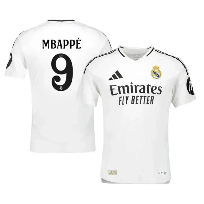 Real Madrid Home Shirt 24/25 - Men's White Fan Shirt + All Patches