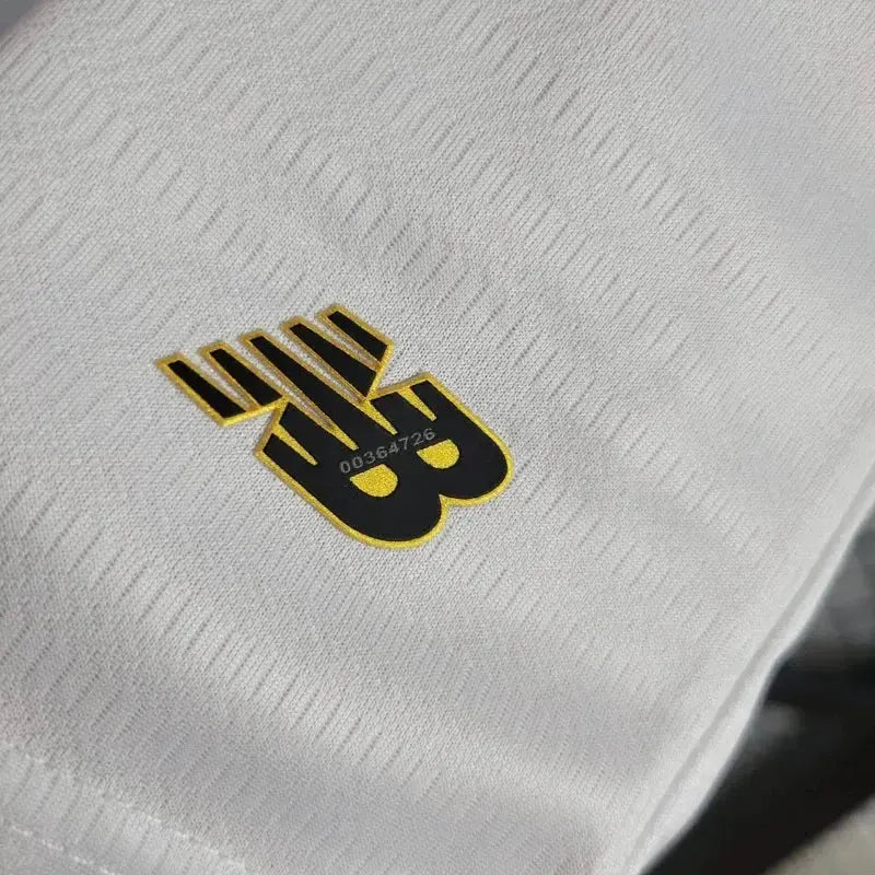 São Paulo Home 24/25 Shirt - Men's New Balance White Fan Shirt + Copa do Brasil Patch + Sponsorships