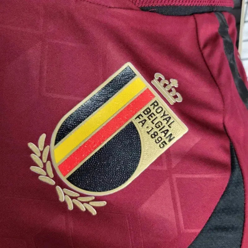 Belgium Home Shirt 24/25 - Mens Player Red