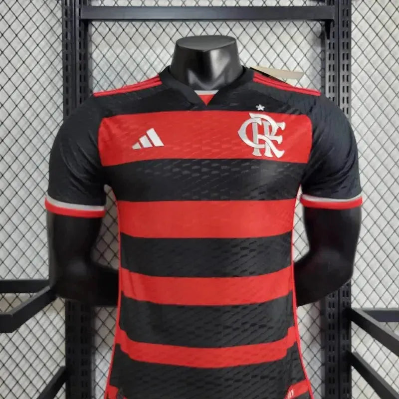 Flamengo Home Shirt 24/25 - Men's Player + Patch Two Nations, One Passion