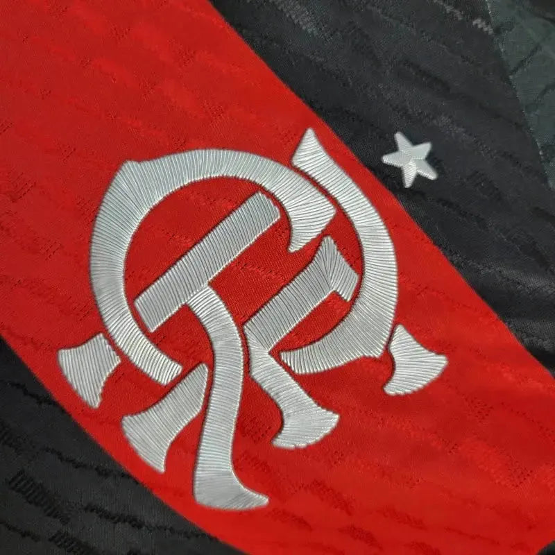Flamengo Home Shirt 24/25 - Men's Player + Patch Two Nations, One Passion