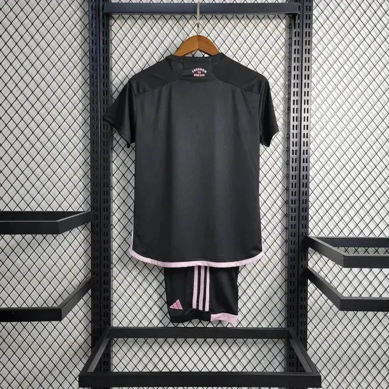 Inter Miami Away 24/25 Shirt - Kids Fan Black