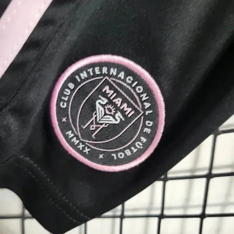 Inter Miami Away 24/25 Shirt - Kids Fan Black