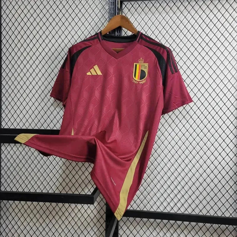 Belgium Home Shirt 24/25 - Men's Fan Shirt Red