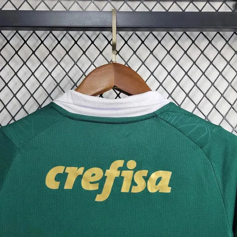 Palmeiras Home Shirt 24/25 - Green and Gold Children's Fan Shirt