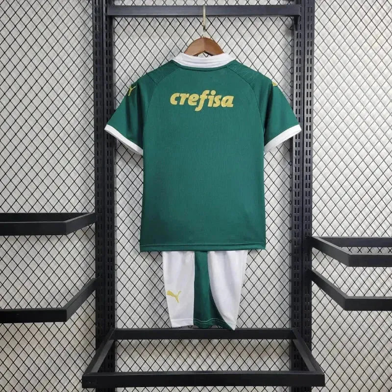 Palmeiras Home Shirt 24/25 - Green and Gold Children's Fan Shirt