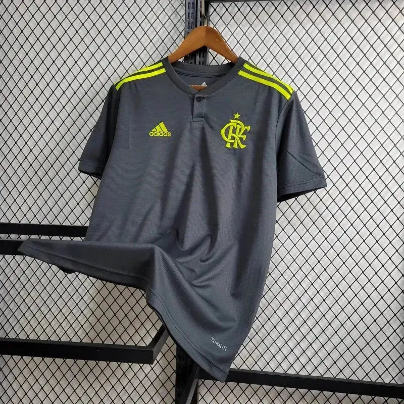 Flamengo Retro 2019/20 Shirt - Men's Fan Shirt Grey and Green