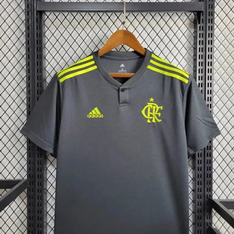 Flamengo Retro 2019/20 Shirt - Men's Fan Shirt Grey and Green