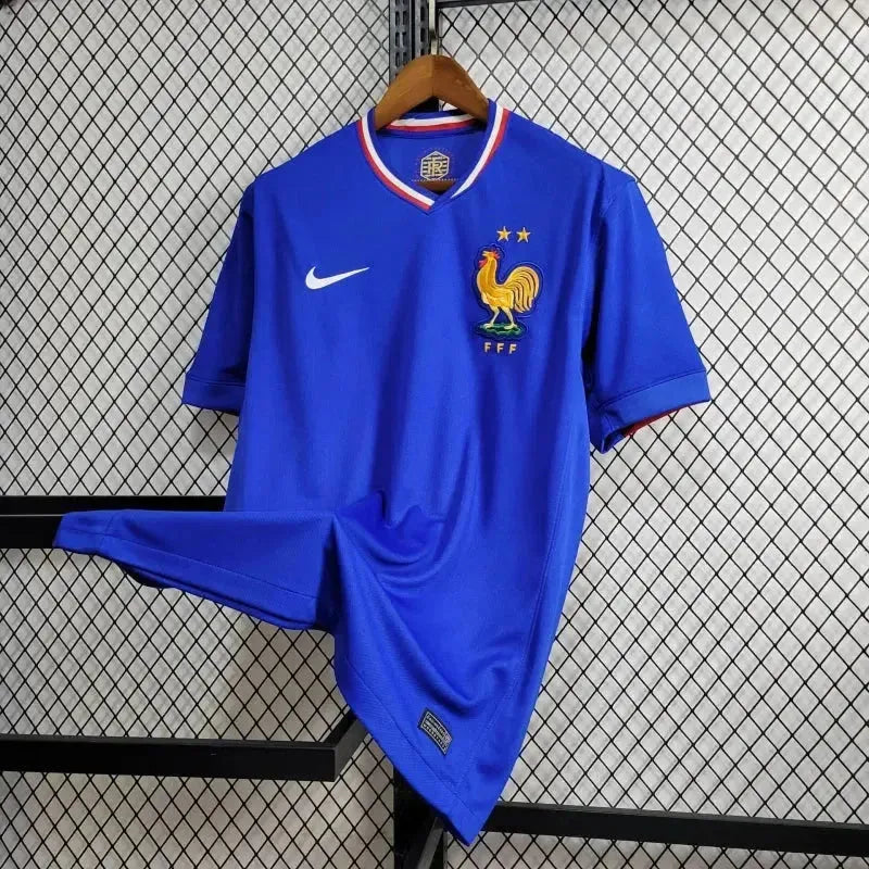France Home Shirt 24/25 - Men's Fan Shirt Blue
