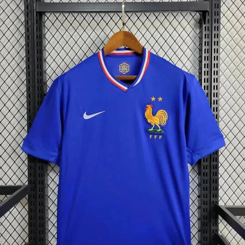 France Home Shirt 24/25 - Men's Fan Shirt Blue