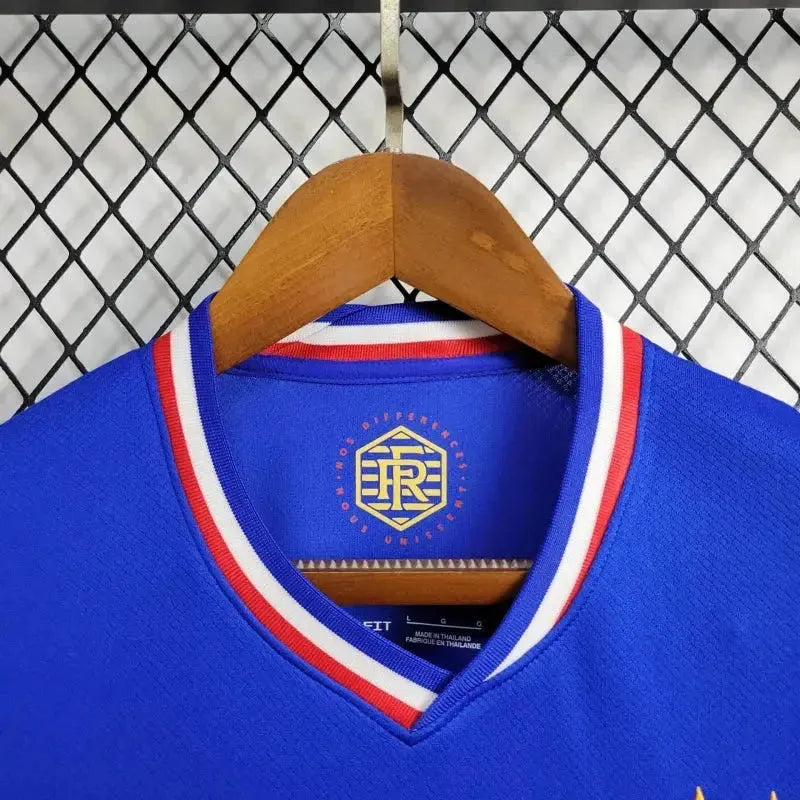 France Home Shirt 24/25 - Men's Fan Shirt Blue