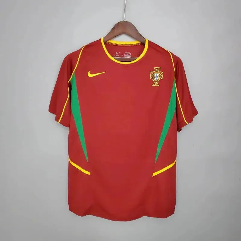 Portugal Home Retro 2002 Shirt - Men's Fan Shirt