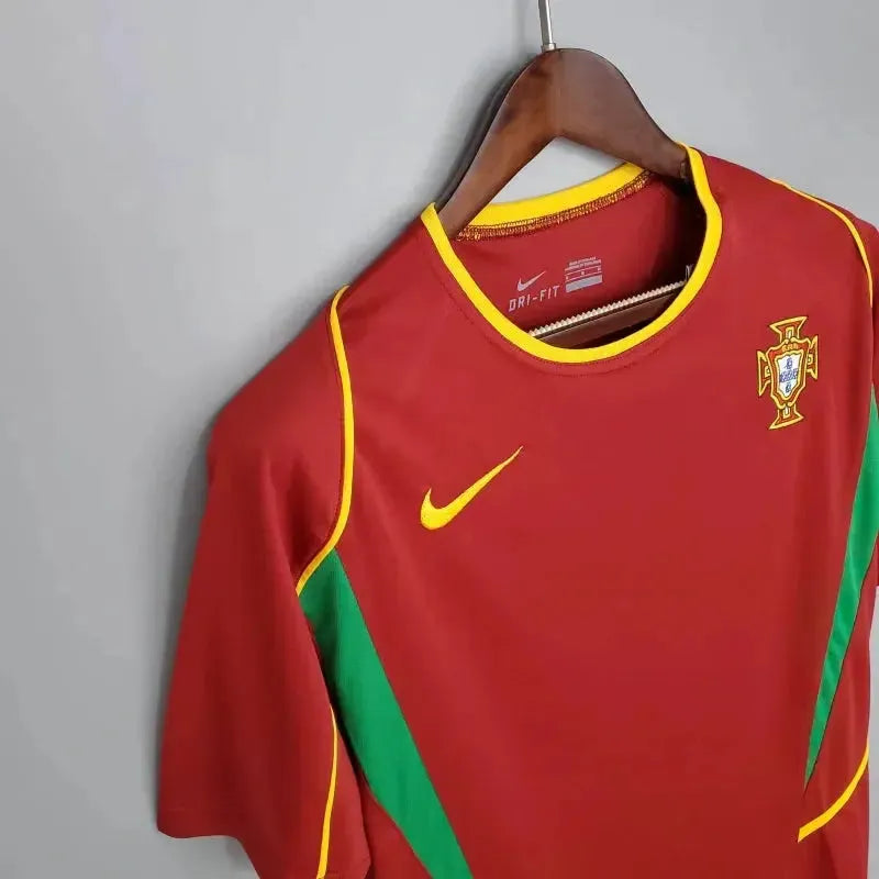 Portugal Home Retro 2002 Shirt - Men's Fan Shirt