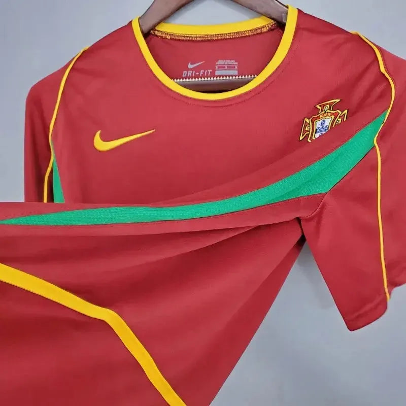 Portugal Home Retro 2002 Shirt - Men's Fan Shirt