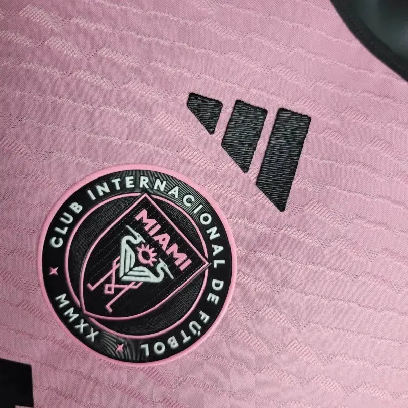 Inter Miami Home 24/25 Shirt - Mens Player Pink