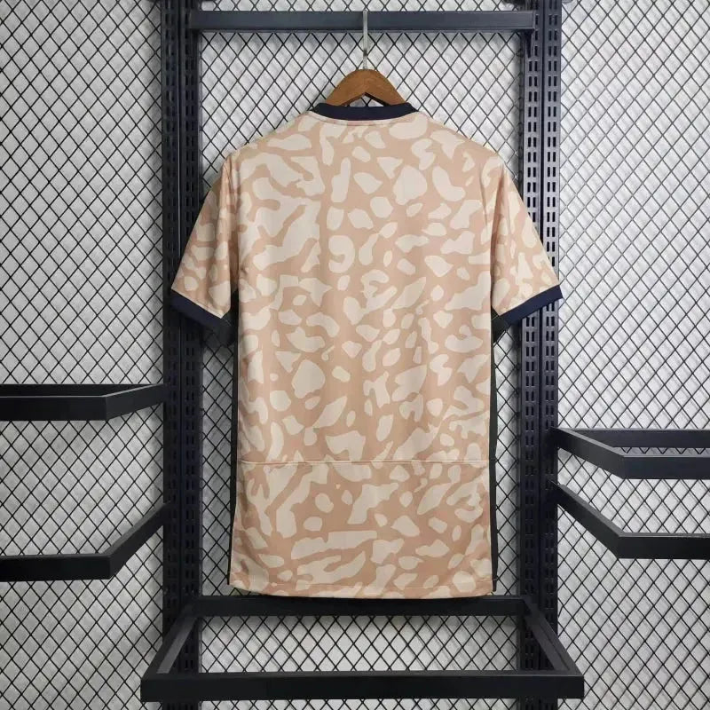 PSG Away 4 23/24 Men's Fan Shirt Beige
