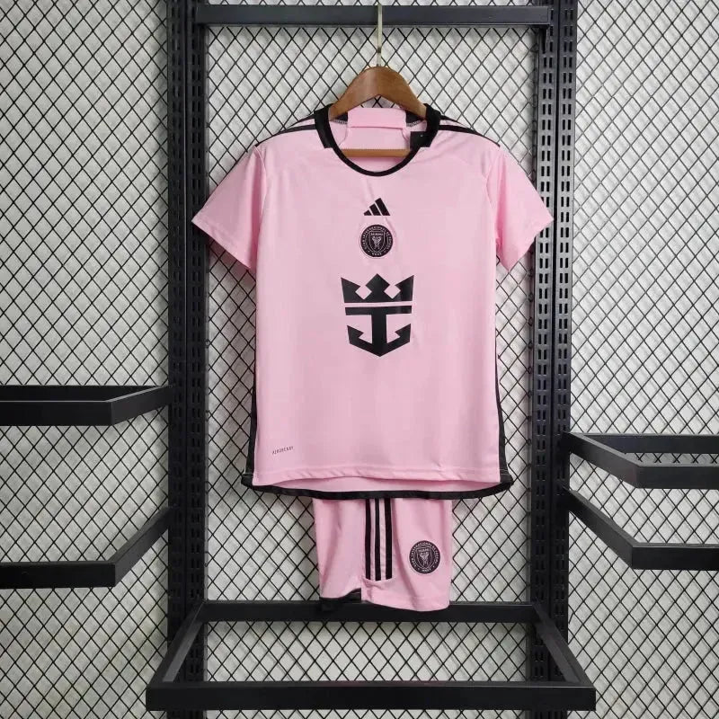 Inter Miami Home Shirt 24/25 - Kids Fan Pink