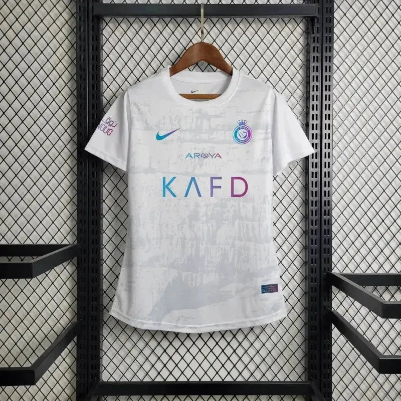 Al-Nassr Third 23/24 Women's White Reflective Fan Shirt
