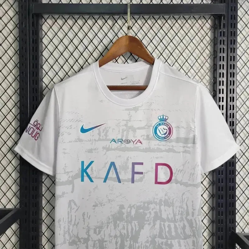 Al-Nassr Third 23/24 Shirt - Men's White Reflective Fan Shirt