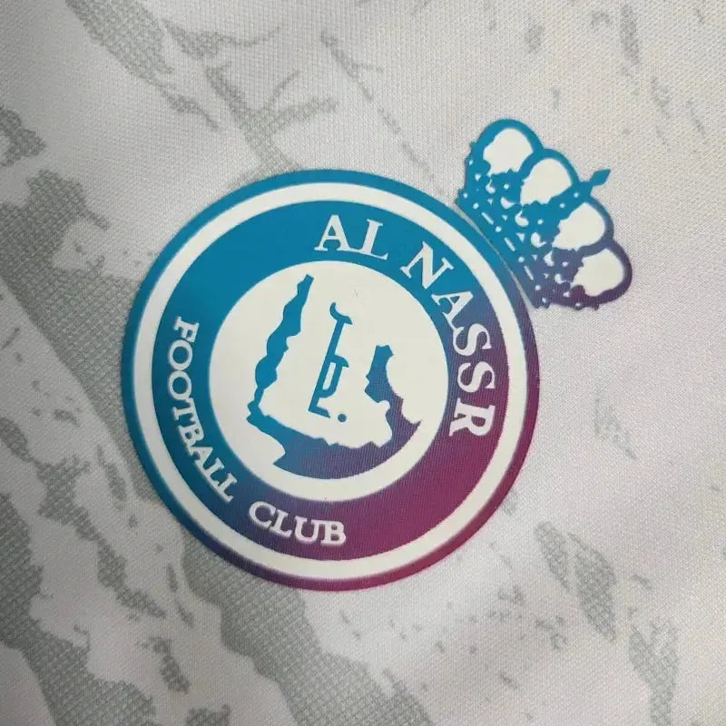 Al-Nassr Third 23/24 Shirt - Men's White Reflective Fan Shirt