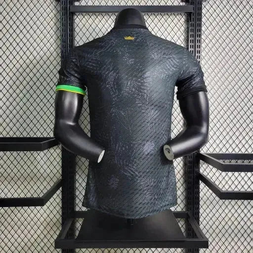 Brazil GOAT Neymar Jersey - Mens Player Black Comma Football