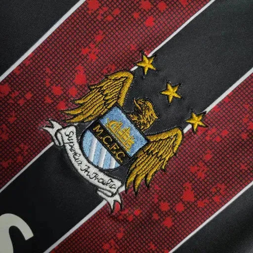 Manchester City Retro Away Shirt 08/09 - Men's Fan Black