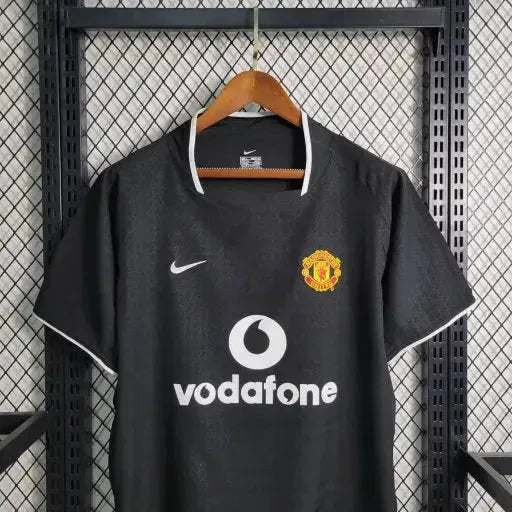 Manchester United Retro Away Shirt 03/04 - Men's Fan Black