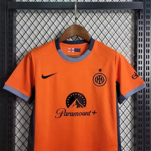 Inter Milan Away II Shirt 23/24 - Kids Fan Orange