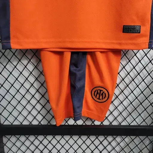 Inter Milan Away II Shirt 23/24 - Kids Fan Orange