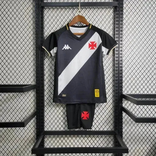 Vasco da Gama Home Shirt 23/24 - Kids Fan Shirt Black