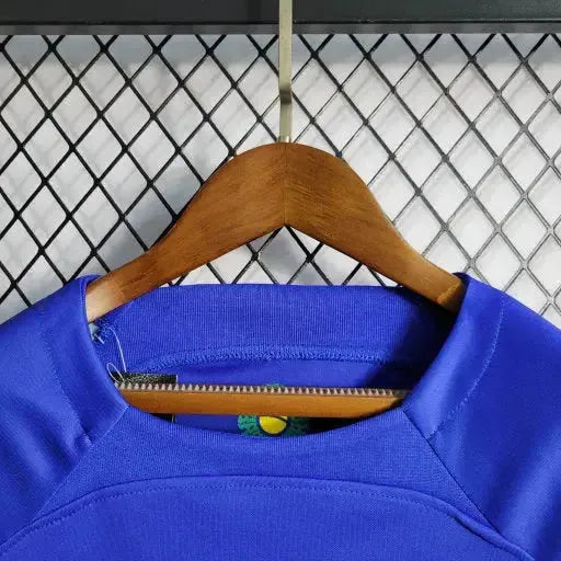 Brazil Away Shirt 22/23 - Kids Fan Blue