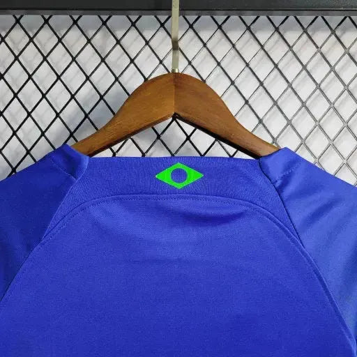 Brazil Away Shirt 22/23 - Kids Fan Blue