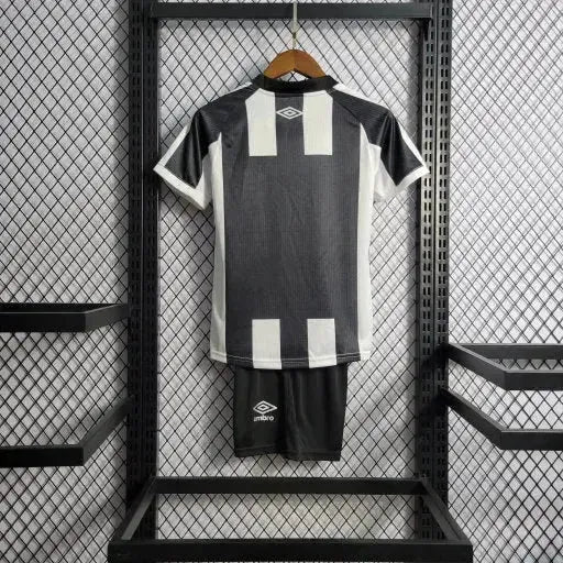 Santista Away Shirt 22/23 - Black and White Kids Fan Shirt