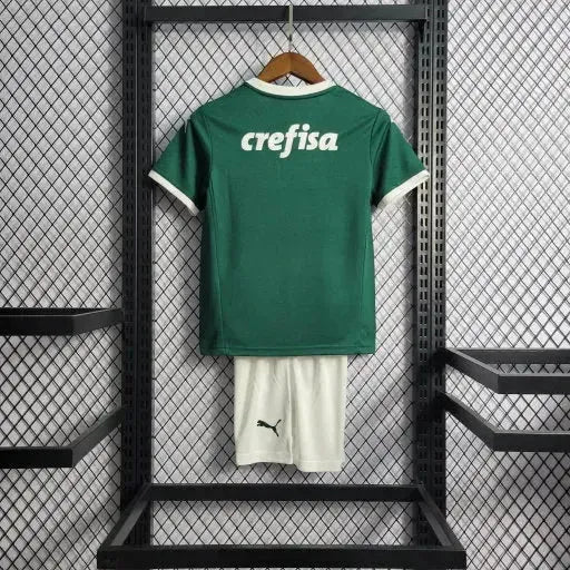 Palmeiras Home Shirt 22/23 - Green Kids Fan Shirt